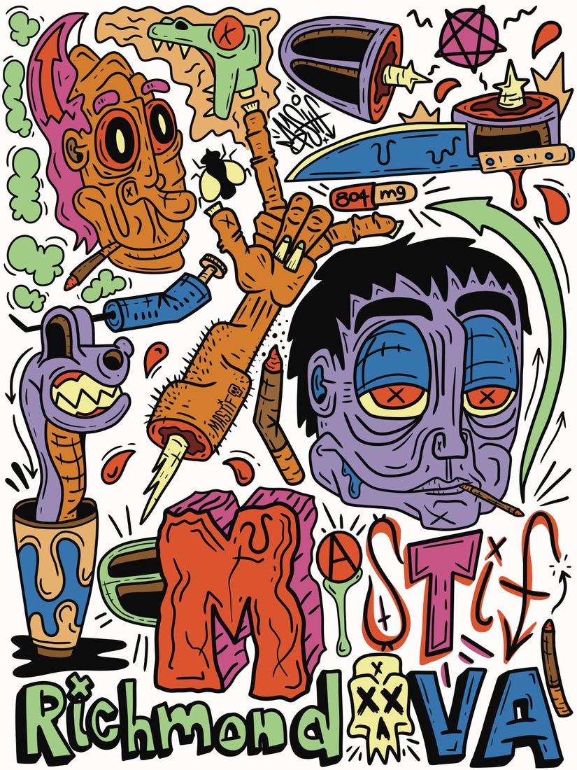 Mastif Designs graphic design work