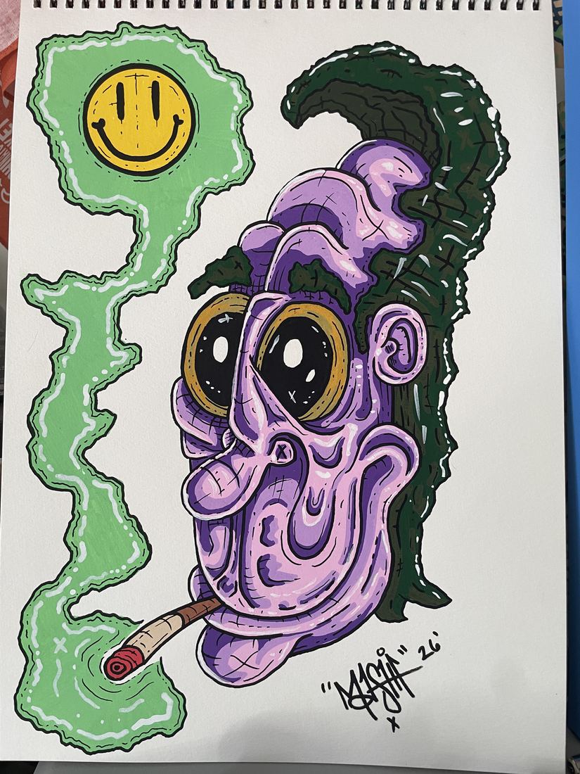 Mastif Designs original sketchbook piece