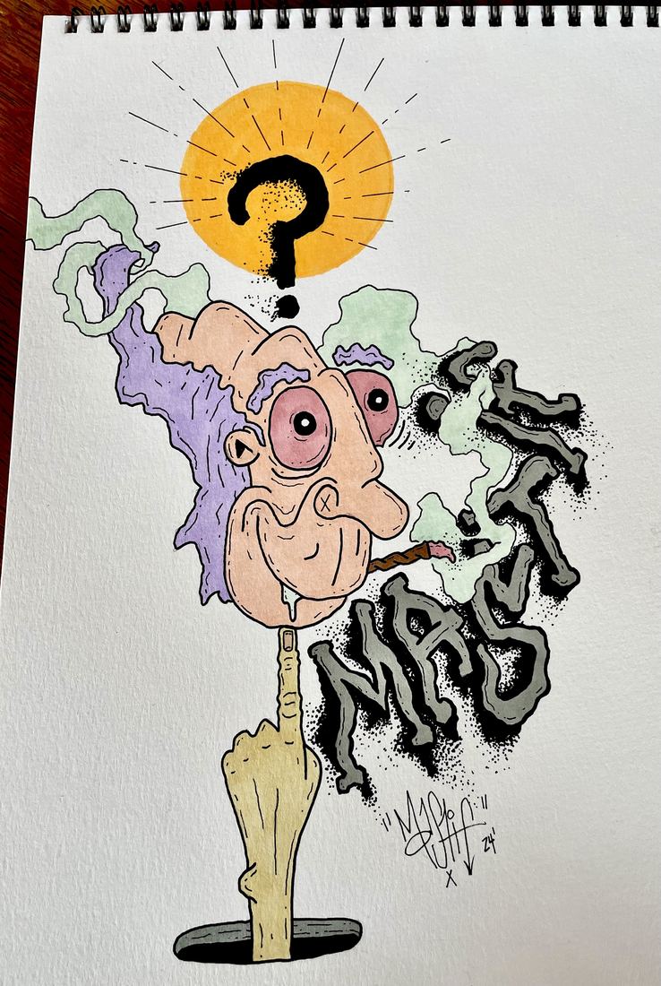 Mastif Designs original sketchbook piece