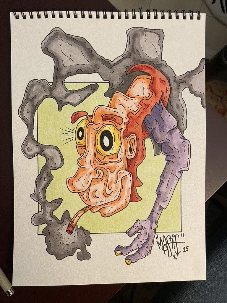Mastif Designs original sketchbook piece