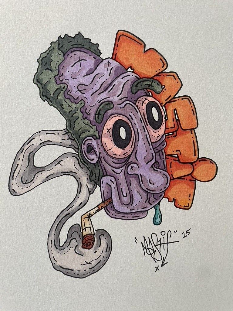 Mastif Designs original sketchbook piece