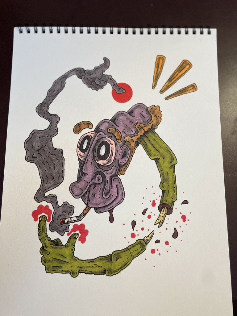 Mastif Designs original sketchbook piece