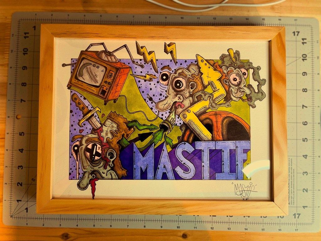 Mastif Designs original sketchbook piece