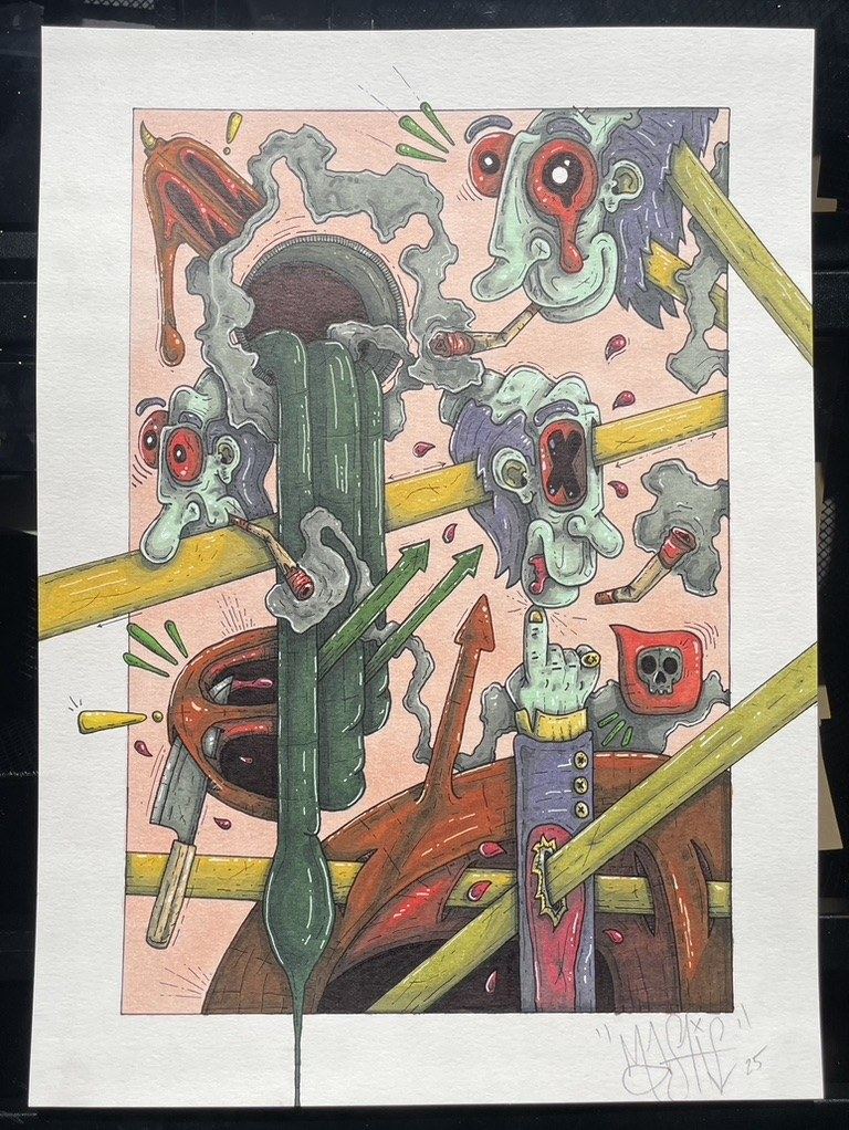 Mastif Designs original sketchbook piece