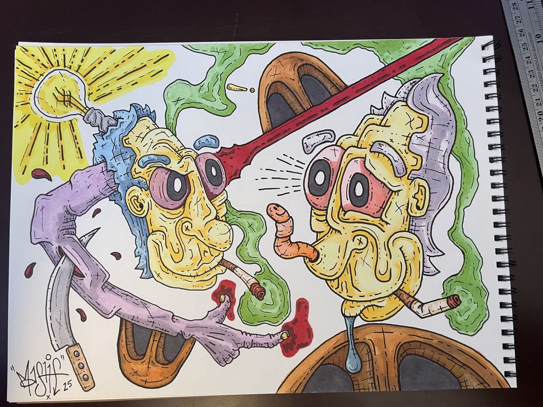 Mastif Designs original sketchbook piece