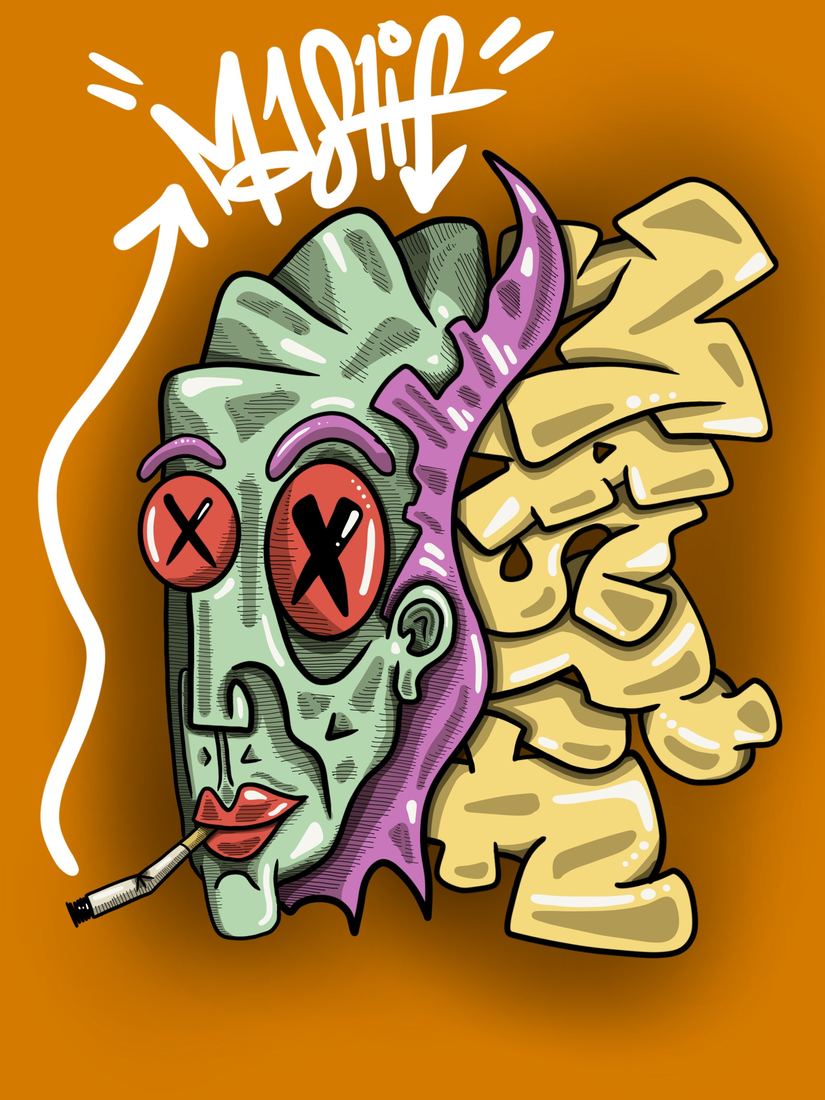 Mastif Designs original sketchbook piece