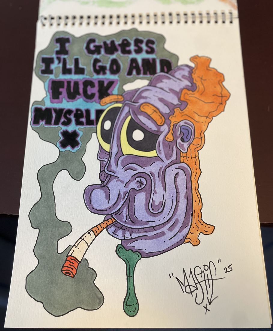Mastif Designs original sketchbook piece