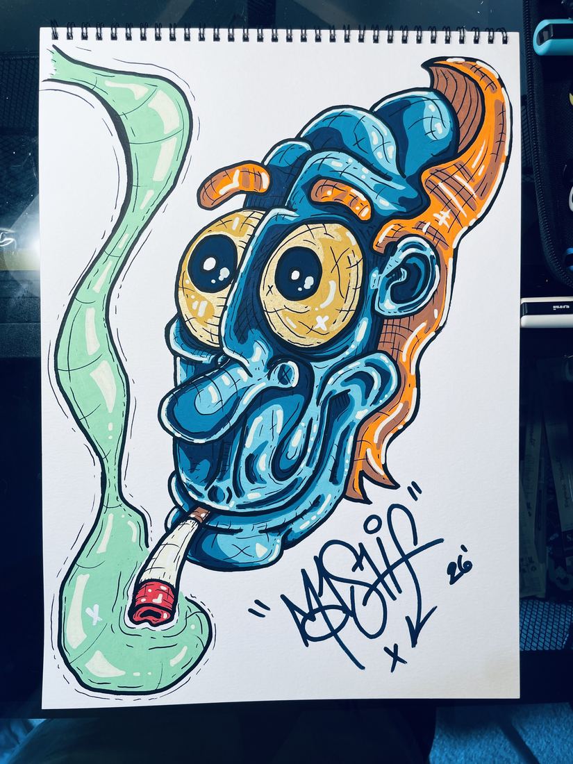 Mastif Designs original sketchbook piece