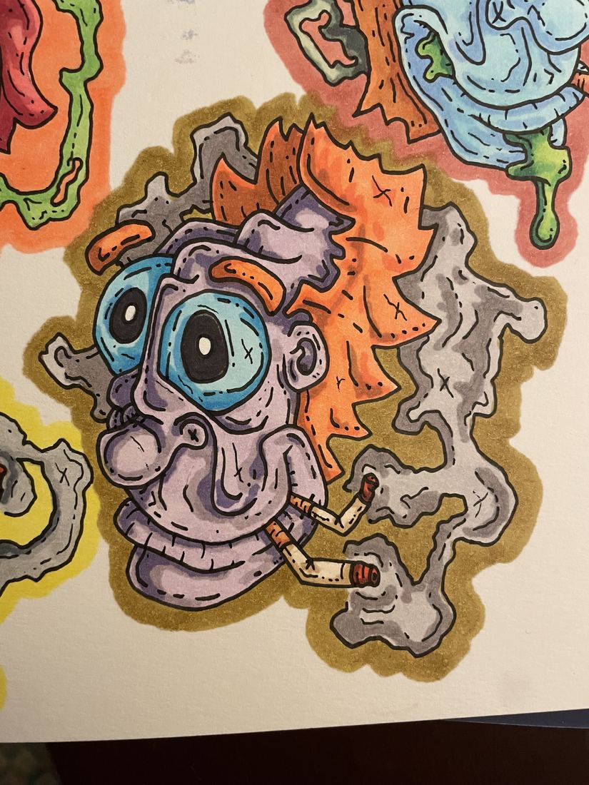 Mastif Designs original sketchbook piece