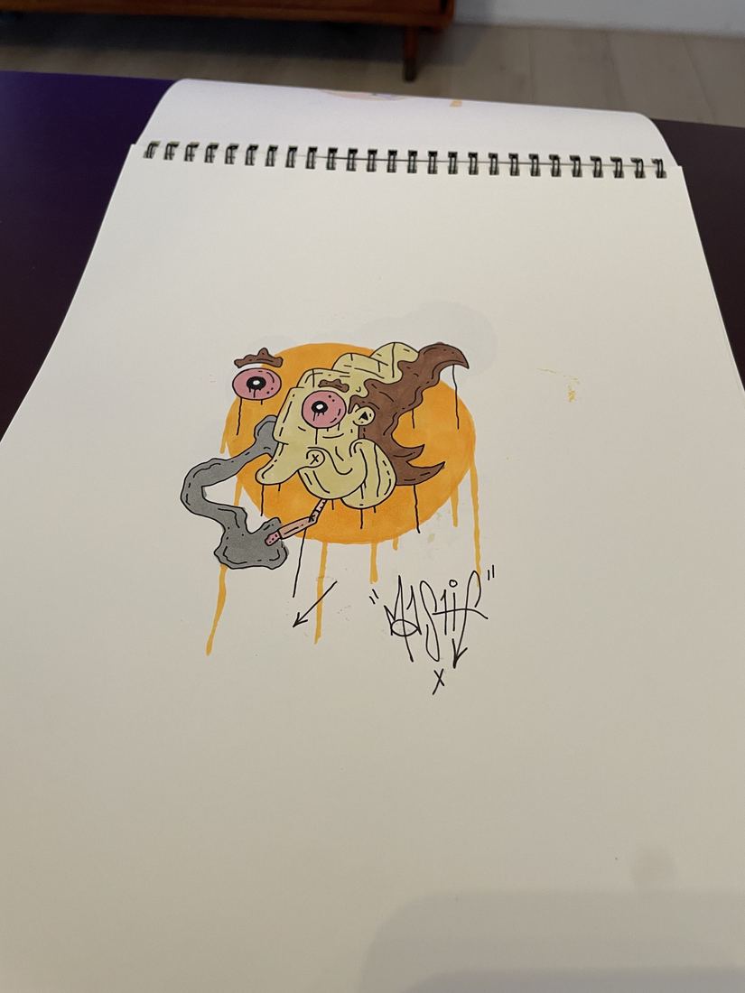 Mastif Designs original sketchbook piece