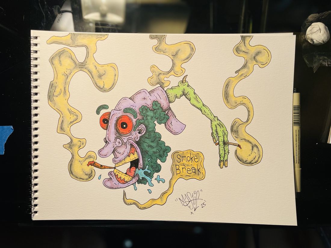 Mastif Designs original sketchbook piece